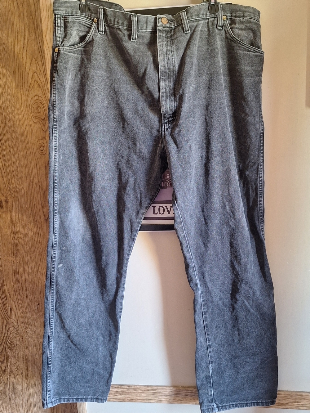 Men's Black Wrangler Jeans